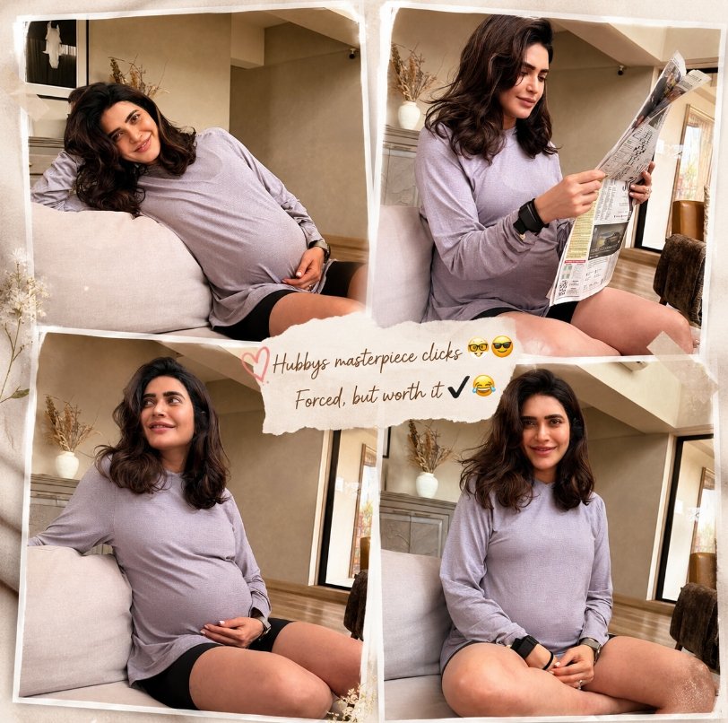 Karishma Tanna's Cozy Pregnancy Photos Go Viral | Wikiunfold
